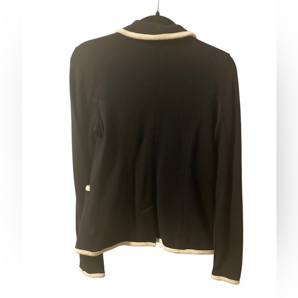 Anthropologie Moth Black and White Knit Sweater Blazer, size S - Picture 4 of 8
